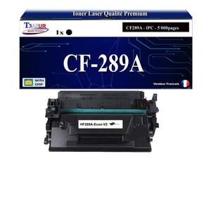 T3AZUR -Toner compatible avec HP CF289A (89A) pour HP LaserJet Enterprise MFP M528  M528c  M528z  M507  M507dn  M507dng  M507n  M507x