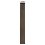 vidaXL Pieds de table à manger en forme de V 3 pièces Acier naturel 80 x (72-73 3) cm Acier