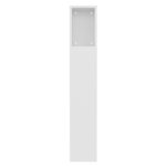 vidaXL Armoire de tête de lit Blanc 100x18 5x104 5 cm