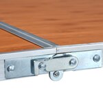 vidaXL Table pliable de camping Aluminium 180x60 cm