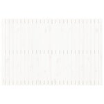 vidaXL Tête de lit murale Blanc 166x3x110 cm Bois massif de pin