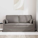 vidaXL Canapé Taupe 158 x 78 x 80 cm tissu