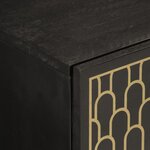 vidaXL Table basse 80x50x40 cm bois de manguier massif