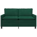 vidaXL Canapé Vert foncé 156 x 81 x 87 5 cm Velours