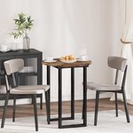 vidaXL Plateau de table Bois ancien 60 x 60 x 1.5 cm Bois d'ingénierie