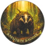Pièce de monnaie en Argent 1 Dollar g 31.1 (1 oz) Millésime 2026 Forest Totems III BAELGRIM BADGER
