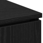 vidaXL Meuble TV Noir 100x38x49 cm Bois d'ingénierie
