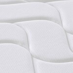 vidaXL Matelas à ressorts ensachés dureté moyenne 120x200 cm