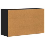 vidaXL Buffet Noir 100 x 35 x 59 cm Bois d'ingénierie