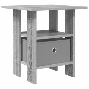 vidaXL Table de chevet Gris Sonoma 41 x 40 x 45 cm Bois d'ingénierie