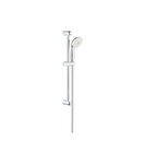 Grohe ensemble de douche 3 jets tempesta 100 27644001 - barre de douche 60 cm - limiteur de débit - anti-calcaire - chrome