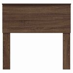 vidaXL Tête de lit avec tête de lit Chêne brun 90 cm Bois d'ingénierie