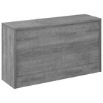 vidaXL Banc à chaussures Sonoma gris 80x24x45 cm Bois d'ingénierie