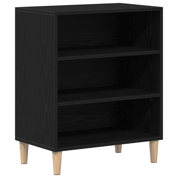 Buffet vidaXL Noir en Chêne 57x35x70 cm en Bois d'ingénierie