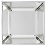 vidaXL Pot de jardin en forme de bol Argent 40 x 40 x 15 cm