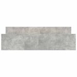 vidaXL Cadre de lit sans matelas gris béton 180x200 cm