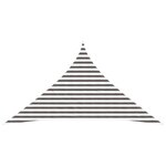 vidaXL Voile d'ombre 3 x 3 x 4 2 m HDPE Triangulaire