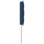 vidaXL Tête de lit avec tête de lit Bleu 200 cm tissu