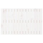 vidaXL Tête de lit murale Blanc 95 5x3x60 cm Bois massif de pin