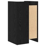 vidaXL Buffet Chêne noir 45 x 35 x 75 cm Bois d'ingénierie