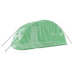 vidaXL Serre avec cadre en acier vert 10 m² 5x2x2 3 m