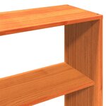 vidaXL Cadre de lit sans matelas cire marron 180x200cm bois pin massif