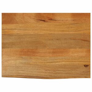 vidaXL Dessus de table à bord vivant 80x60x2 5 cm bois massif manguier