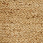vidaXL Tapis Beige 100 x 152 cm Jute