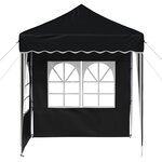 vidaXL Tente de fête pop-up 195 x 195 x 245 cm Anthracite Tissu Oxford