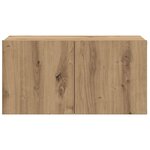 vidaXL Ensemble meuble TV Chêne Artisanal MDF  Placage Moyen Meuble TV