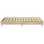 vidaXL Cadre de lit sans matelas chêne sonoma 120x190 cm
