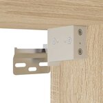 vidaXL Armoire murale de bain chêne sonoma 60x25x40 cm bois ingénierie