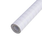 vidaXL Film de fenêtre auto-adhésif Rayures givrées 90 x 1000 cm PVC