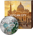 Monnaie VATICAN CITY View From Above 2 Oz Argent 5 Tala Samoa 2025 (PRÉCOMMANDE)