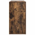 vidaXL Buffet Chêne fumé 120 x 36 x 69 cm Bois d'ingénierie