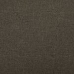 vidaXL Tabourets de rangement pliables lot de 2 marron foncé faux lin