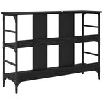 vidaXL Buffet Chêne noir 102 x 32 x 73 5 cm
