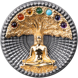 Monnaie TREE OF LIFE Buddha 3 Oz Argent 5$ Samoa 2026 (PRÉCOMMANDE)