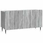 vidaXL Meuble TV Sonoma gris 99 x 34 5 x 52 cm Bois d'ingénierie