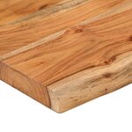 vidaXL Dessus de table 110x40x2 5 cm rectangulaire bois massif acacia
