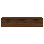 vidaXL Armoire murale Chêne marron 102x30x20 cm Bois d'ingénierie