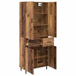 vidaXL Haut Armoire avec tiroir Bois Ancien 69 5 x 34 x 180 cm