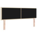vidaXL Tête de lit avec tête de lit Crème 160 cm Cuir synthétique
