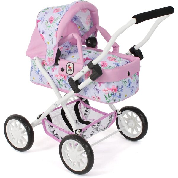 Bayer Chic 2000 555-53 - Poussette de poupée Smarty Fleurs