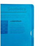 Etui Carton De 100 Pochettes Coin Pvc Lisse Haute Résistance 13/100e - A4 - Bleu - Exacompta