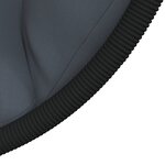 vidaXL Chaise suspendue en forme d'œuf avec support anthracite