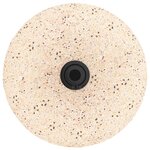 vidaXL Pied de parasol Jaune et Noir 45 x 45 x 40 cm Béton et Métal