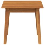 vidaXL Ensemble de repas extérieur Marron Bois d'Acacia Massif