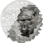Pièce de monnaie en Argent 10 Dollars g 62.2 (2 oz) Millésime 2025 Reconstruction GORILLA (PRÉCOMMANDE)