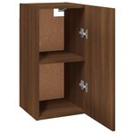vidaXL Meubles TV 2 Pièces Chêne marron 30 5x30x60 cm Bois d'ingénierie
